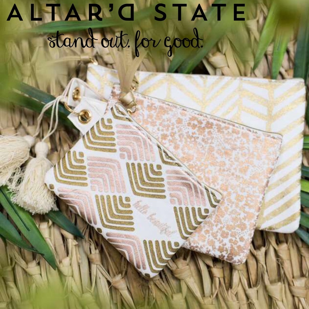 Altar’d State Hello Beautiful Cosmetic Bag Set